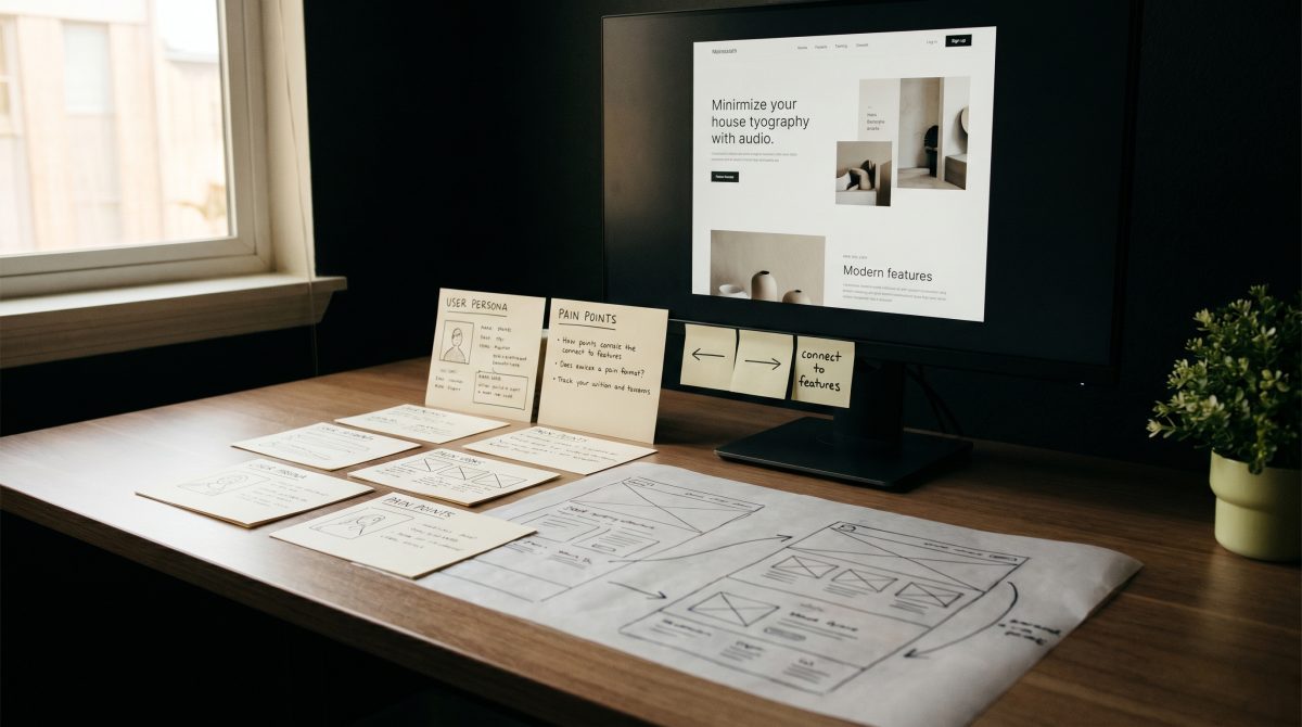 Ablauf der Analyse: Webseite, Kundenavatar, Struktur, Design-Vorschlag, Empfehlung