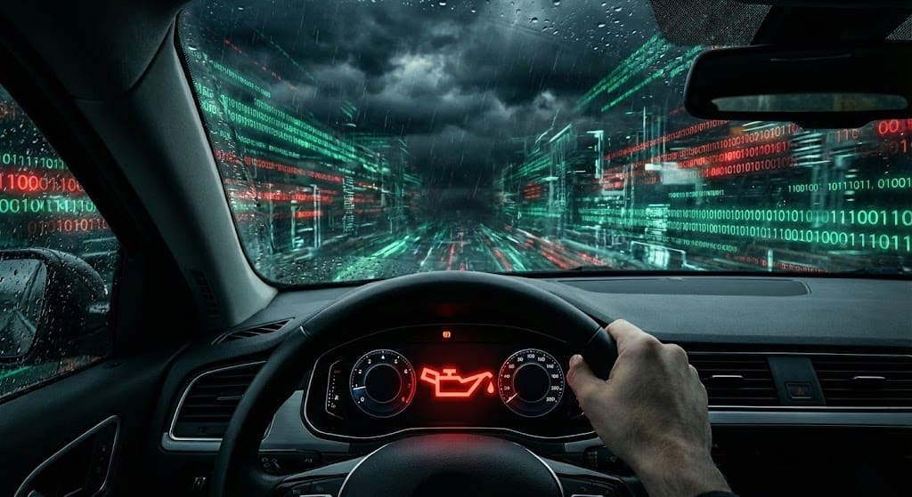 Wenn im auto die oellampe blinkt fahren sie rechts ran warum geben sie in der it